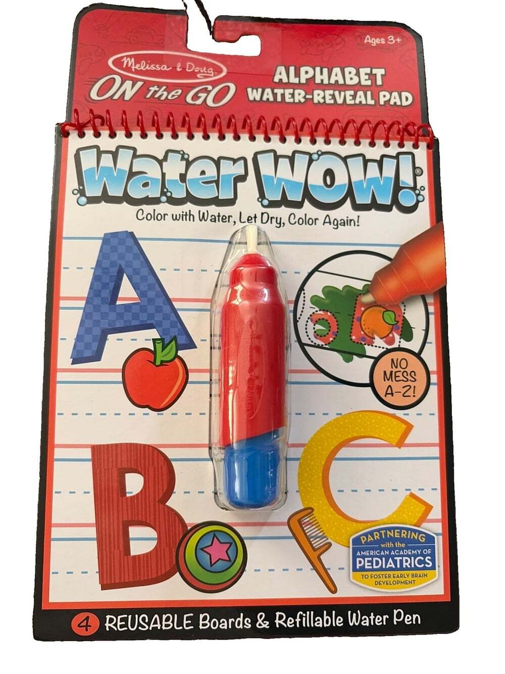 Melissa & Doug On The Go Water Wow! Alphabet Water-Reveal Pad